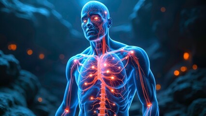 Technological display of human organs