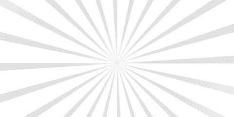 abstract gray white sun rays, retro styled comics book texture background, halftone illustration, pop art concept