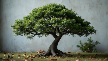 Elegant bonsai tree brings peaceful Zen vibes to your home decor, perfect for meditation spaces, gardens, and creative landscaping projects