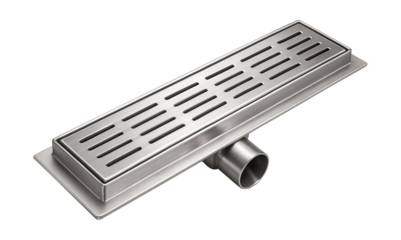 Stainless steel water drainage channel for homes, designed to resist rust and ensure flow.