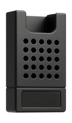 Obraz premium Industrial metal air freshener holder, perfect for lofts, adds rugged style and