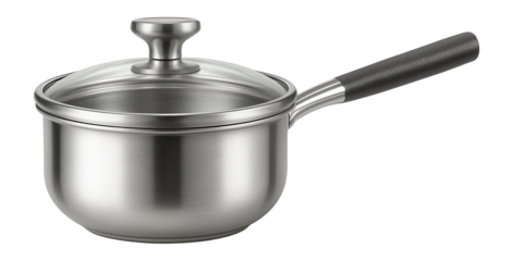 A small saute pan with a lid, ideal for single servings in compact spaces.