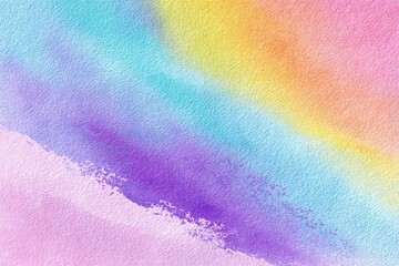 Abstract Rainbow Gradient on White Background with Textured Paint Splatter