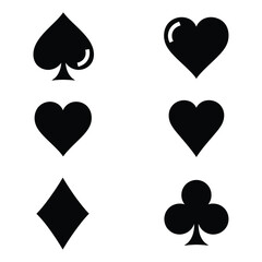 Spade Heart Diamond Club symbols card suits