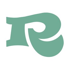 Letter R logo icon design template elements