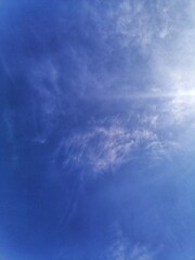 blue sky with clouds
