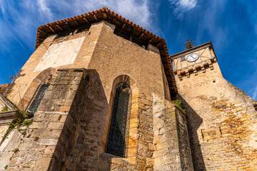 Saint Catherine's Church in the medieval village of Penne, in the Tarn region of Occitanie, France