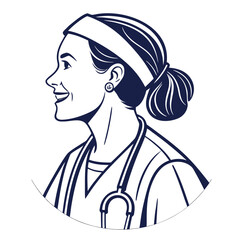 Abstract vector design featuring curved lines and a minimalist aesthetic