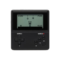 Retro handheld game console with lcd screen and games