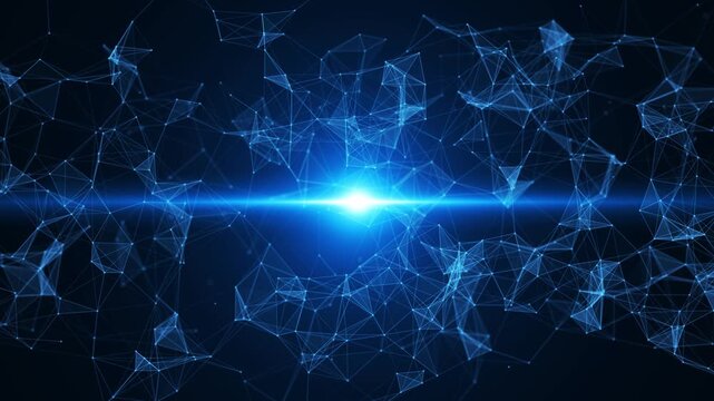 Blockchain technology for supply chain business with smart contracts and decentralized protocols ensuring transparency.