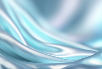 Obraz premium Light Blue Silk Fabric Texture – Smooth Luxury Satin Cloth Background