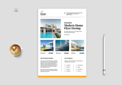 Modern Real Estate Flyer Template
