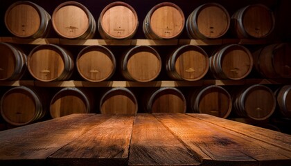 4K Wallpaper Of Wine Whiskey Bourbon And Scotch Barrels In An Ageing Facility Shelf Background Wine Cellar For Wallpaper Widescreen 16 9 Aspect Ratio High Resolution Polished Wood Barrels