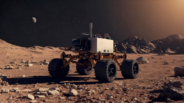惑星探査用の自立型ロボット