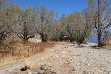 Ruine des venezianischen Kastell SELINO in Paleochora auf Kreta