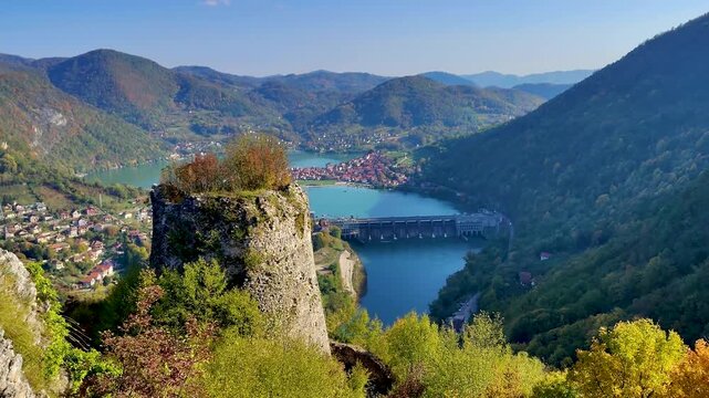 Keep (donjon) of Zvornik Fortress near the town of Zvornik, Bosnia and Herzegovina