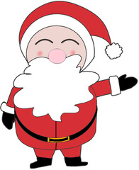 cartoon santa claus