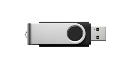 USB Flash Drive Isolated