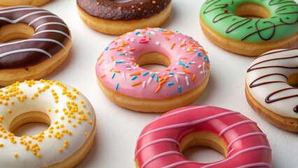  a variety of donuts 