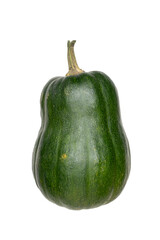 Fresh Green Acorn Squash Isolated on Transparent Background for Cooking and Nutrition
