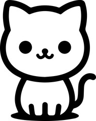  Cat Silhouette Isolated Transparent Background Cute Feline PNG