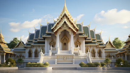 Obraz premium Majestic Thai Temple