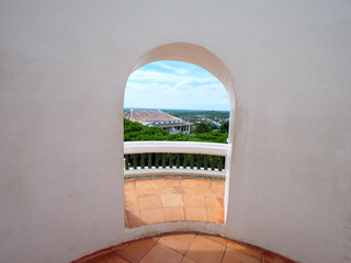 10 June'25 Klai Kangwon Palace,Hua Hin,Phetchaburi Province Thailand : Ornate Thai Observatory Door: A Glimpse into Royal History