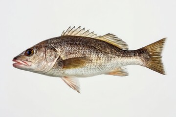 Obraz premium Fish Swimming Gracefully in Clear Water Showcasing Natural Patterns and Colors