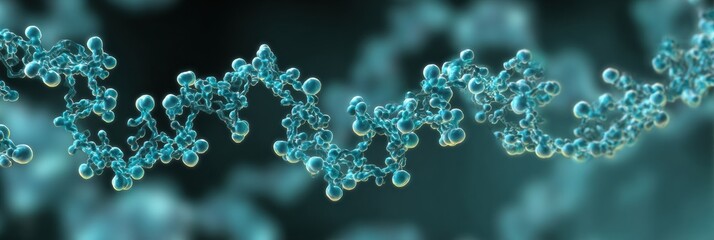 Molecular structure illustration showing atoms and bonds, highlighting complex lab interactions and the spirit of scientific exploration.