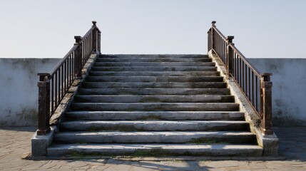 Obraz premium simple stairway upward