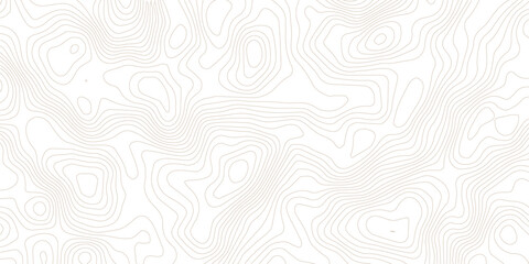Topographic map, grid, texture, relief contour of terrain. Vector pattern background with mountains and flat land wavy line contours. Abstract monochrome topographic map, topography, cartography theme