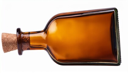 Vintage Apothecary Bottle With Cork Stopper Antique Potion Bottle Isolated On Transparent Background