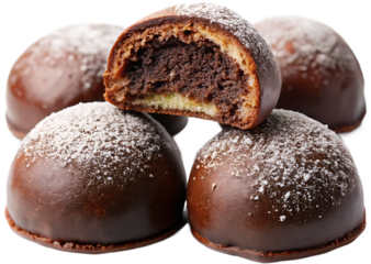 Chocolate lava mochi