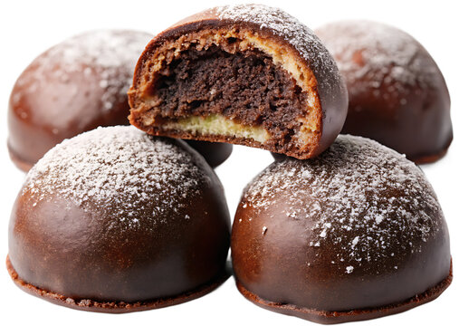Chocolate lava mochi