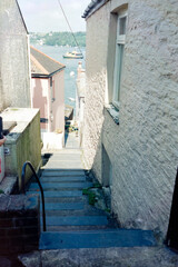 narrow street in Polruan