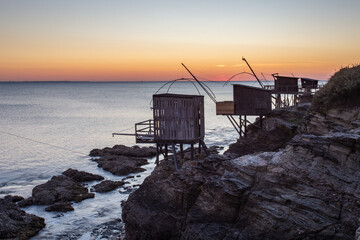 Fishery of the "Cote de Jade" at Pornic, Loire-Atlantique
