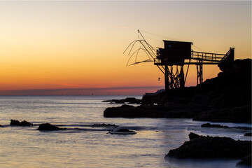Fishery of the "Cote de Jade" at Pornic, Loire-Atlantique