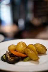 Roasted Baby Potatoes with Grilled Vegetables
