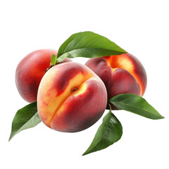 Fresh juicy peaches food photography natural environment top view culinary concept