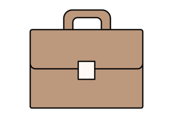 Businesswoman and office tools flat vector illustration for career and presentation concept