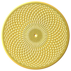 Fototapeta premium abstract golden sphere