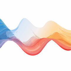 Abstrakte Wellenformen