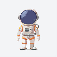 Astronaut im Retro-Stil