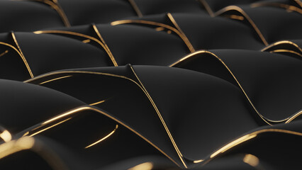 A digital illustration of an abstract wall