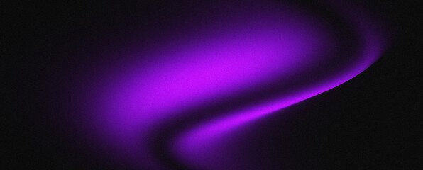 Minimal black purple abstract gradient background with glowing grainy noisy texture poster header banner cover design