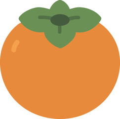 Flat Persimmon Icon