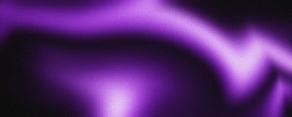 Purple black grainy gradient background with glowing violet abstract texture noisy wallpaper poster header cover design