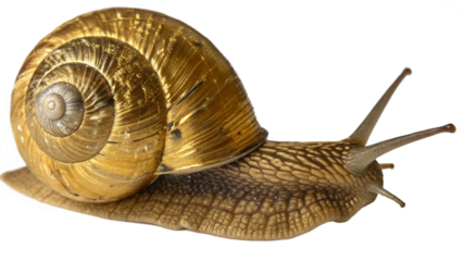 snail, isolated on a transparent background PNG