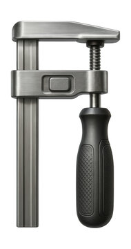 Quick-release clamp featuring an adjust button and TPR handle for easy workshop use.