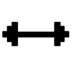 Fototapeta premium barbell icon isolated on white background